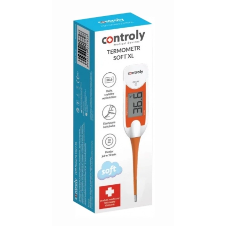 Termometr Elektroniczny LCD Medyczny Controly SoftXL